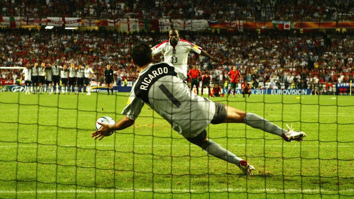 Portugal 2 - 2 England (aet, 6-5 on pens) | Euro 2004, Quarter Final | 24.06.04